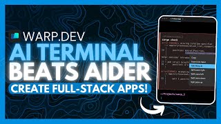 Warp AI Terminal  FREE AI Coding Agent BEATS Cursor V0 amp Bolt Generate FullStack Apps [upl. by Mera241]