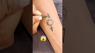 Simple tattoo design at home shorts simple tattoodesign ytshorts [upl. by Eenot]