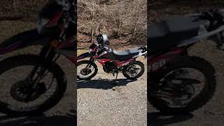 BSR 250 Raven duel sport motorcycle first ride review [upl. by Amand]