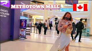 INSIDE METROTOWN SHOPPING CENTER THE BIGGEST VANCOUVER MALL BURNABY BC [upl. by Anahsed]