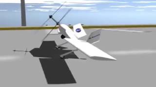 NASA Manta freewing STOL UAV 2014 concept [upl. by Nnyleve]