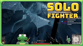 Solo Wyvern vs Longsword Fighter  Dark and Darker [upl. by Nolur]