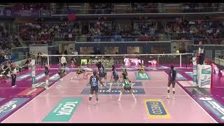 Dana Rettke  Milano vs Bergamo Volleyball Highlights [upl. by Aititil]