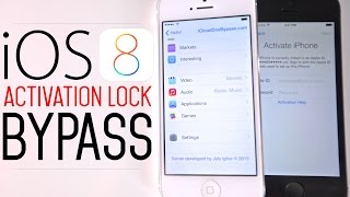 How To Bypass iOS 8 iCloud Activation Lock Screen on 813  812  811 [upl. by Lennej711]