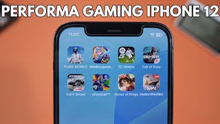 MASIH KUAT GAMING NYA IPHONE 12 IOS 181 GAMING TEST DI TAHUN 2024 [upl. by Atiuqin]