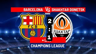 FC Barcelona 21 Shakhtar Donetsk  Highlights  UEFA Champions League 202324 [upl. by Ahsienek741]