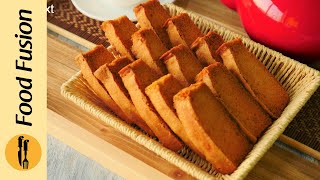 Cake Rusk Recipe By Food Fusion [upl. by Kalvin]