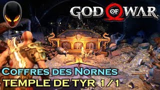 GOD OF WAR Coffres des Nornes  TEMPLE DE TYR Midgard 11 [upl. by Gally]