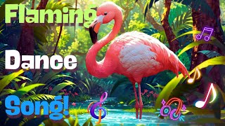 Flamingo Dance Song  Fun Animal Songs for Kids amp Toddlers 🦩🎶 [upl. by Nnylyoj]