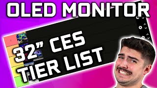 32” CES QD OLED Tier List  MSI ASUS Gigabyte amp Alienware 4K 240Hz Monitors [upl. by Scot]