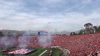 Rose bowl 2018 Flyover [upl. by Anilev]