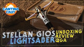 Stellan Gios Lightsaber Unboxing Review and QampA [upl. by Blakelee811]