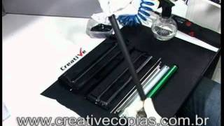 Video Aula Recarga do Toner Samsung SCX3200 SCX3200 [upl. by Shelba]