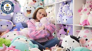 Largest Squishmallow Collection  Guinness World Records [upl. by Aeneas]