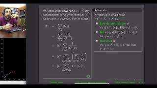 Algebra Moderna Teoría de grupos 08 Acciones de grupos en conjuntos [upl. by Tedra]