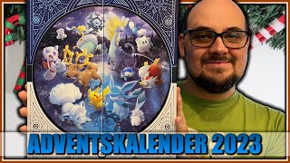 Das war der offizielle Pokemon Feiertagskalender 2023  Adventskalender Recap  Pokemon TCG Opening [upl. by Yanahc]