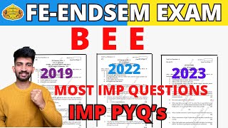 Pune University BEE Endsem Previous Year Question Papers  How to Study for BEE Endsem paper [upl. by Xer]