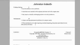 Interpreting the Johnston Index [upl. by Houser]