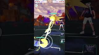 Unexpected win with lampent in pokemongo subscribe like pokemon 100iv [upl. by Monagan]