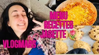 To do  Menu de la semaine  RECETTES  Vlogmars 2 [upl. by Eanwahs]