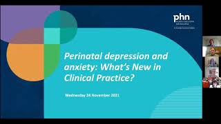 Perinatal depression and anxiety  Whats New in Clinical Practice [upl. by Sardella874]