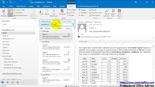 How To Search Words Within Attachment Content In Outlook [upl. by Breana689]