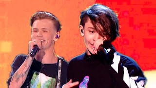 Bars and Melody Lighthouse LIVE on BGT The Champions 51019 [upl. by Alyakcim154]