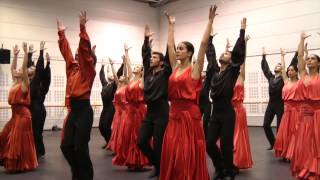 BOLERO Coreografía del Maestro José Granero Ensayos del Ballet Nacional de España [upl. by Farmer]