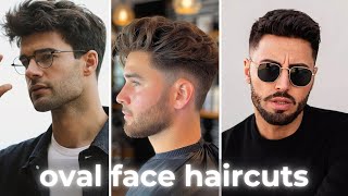 Oval Face Shape Best Haircut For Men  To Look More Attractive [upl. by Schwitzer659]