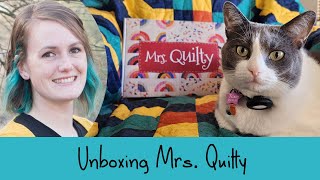 Unboxing My First Mrs Quilty Box [upl. by Oiluj]