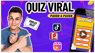 Novidade  Como Criar Vídeo de Quiz Viral com Narração  GRÁTIS [upl. by Jabin]