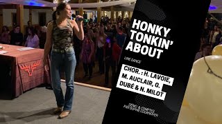 Honky Tonkin About Démo amp Comptes Line Dance niv Inter chor  H Lavoie M Auclair et [upl. by Nayve241]