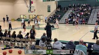 Wachusett Women’s Basketball vs Wellesley High School [upl. by Noe]