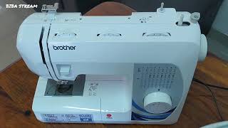 HOW TO WIND BOBBIN Brother GS3700 GS2700 Sewing Machine [upl. by Elorak]