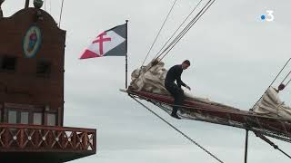 Escale à Sète 2024  images des derniers préparatifs pour tous les voiliers dans le port [upl. by Nonie]