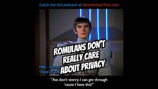 Romulans dont really care about privacy [upl. by Palmore338]