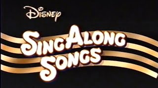 Disneys SingAlong Songs promos 199599 [upl. by Teena]