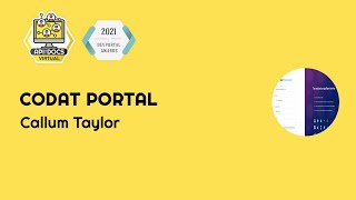 Codat Portal  API The Docs Virtual 2021  Showcase Your Devportal [upl. by Kieger]