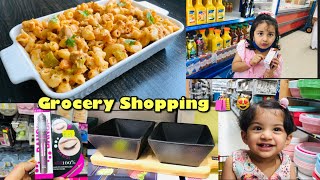 കിടിലൻ MACRONI യും ചില്ലറ Shopping 🛍 ഉം 😜 White sauce pasta malayalam  Grocery Shopping 🛍 [upl. by Hnahym]