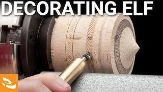 Decorating Elf by Henry Taylor Woodturning Howto [upl. by Ailasor]