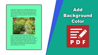 How to add background color to text in a pdf file in PDFXChange Editor [upl. by Asihtal]