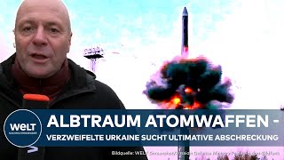 PUTINS KRIEG Gefährliche Gedankenspiele  Ukrainer diskutieren den Bau von Atomwaffen  WELT Thema [upl. by Pennie]