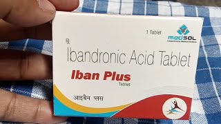 Iban Plus 150 mg tablet uses dosage side effects  Ibandronic Acid Tablet [upl. by Bonar]