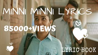 June movie song Minni minni lyrics [upl. by Suzzy]