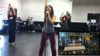 HD Victoria Justice  Beggin On Your Knees Live Pic in Pic Music Video [upl. by Seda]