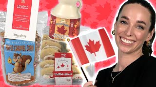 Irish People Try Canadian Maple Flavoured Everything [upl. by Arodnap]