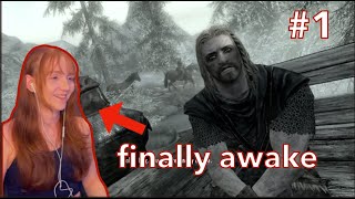 Playing SKYRIM for the very first time Episode 1 [upl. by Aikyn]