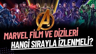 Marvel Filmleri  Dizileri Hangi Sırayla İzlenmeli 20222023 Marvel İzleme Sırası [upl. by Manaker]