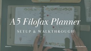 Inside My A5 Filofax Setup for the Rest of 2024 [upl. by Ardnuasac]