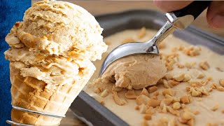 🍨Homemade peanut Evaporated Milk vs Condensed Ice Cream Recipe  Super yummy🍦 [upl. by Dinny358]